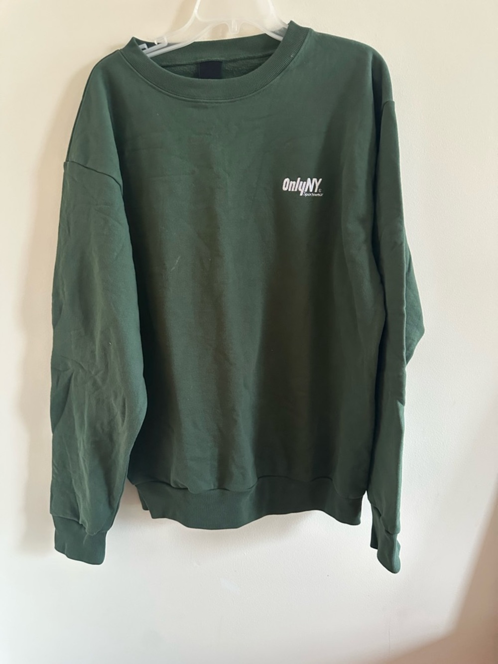 Only NY Forest Green Crewneck Sweatshirt